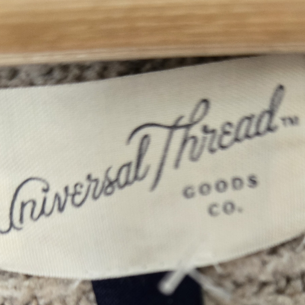 Universal Thread Tan Ribbed Cardigan Size Small - Picture 6 of 6